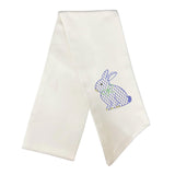 Bunny with Bow Wreath Sash