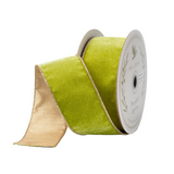 Chartreuse Velvet Ribbon