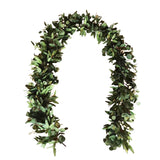 Deluxe Eucalyptus White Berry 9' Garland