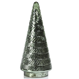 Green LED Antique Glass Christmas Tree — 17