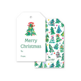 Dogwood Hill Jolly Trees Gift Tags