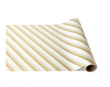 Gold Peppermint Stripe Paper