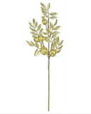 Gold Pomegranate and Leaf Pick - 28"