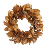 Gold Magnolia Wreath