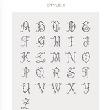 Ivory Monogrammed Wreath Sash