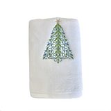 Seasonal Embroidered Hand Towel