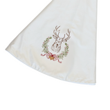 Ivory Cotton Sateen Tree Skirt