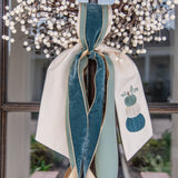 Stacked Pumpkin Wreath Sash