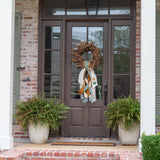 Stacked Pumpkin Wreath Sash