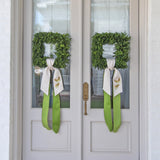 Butterfly Wreath Sash - Pink/Green