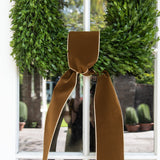 Chocolate Brown Suede Ribbon - 4"