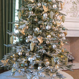 Pinecone Glass Ornament Set - Gold