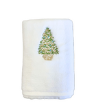 Seasonal Embroidered Hand Towel