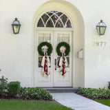 Vintage Santa Wreath Sash