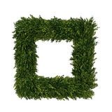 Square Boxwood Wreath - 24