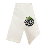 Checkered Pumpkin Wreath Sash