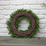 Round Boxwood Wreath - 18"