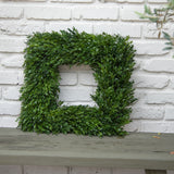 Square Boxwood Wreath - 18"