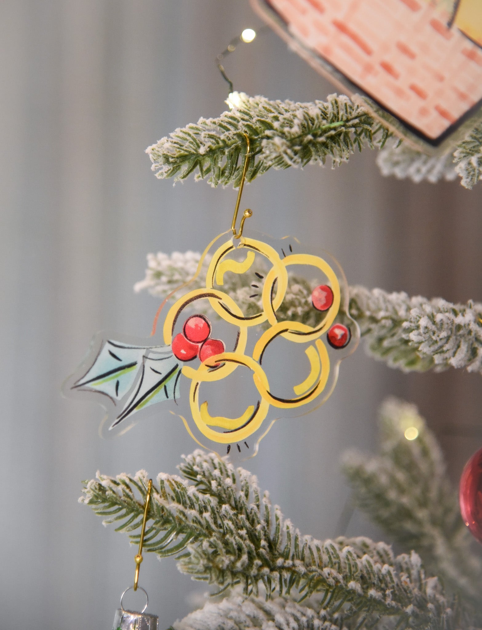 Twelve Days of Christmas Acrylic Ornaments by Jessica O'Neill