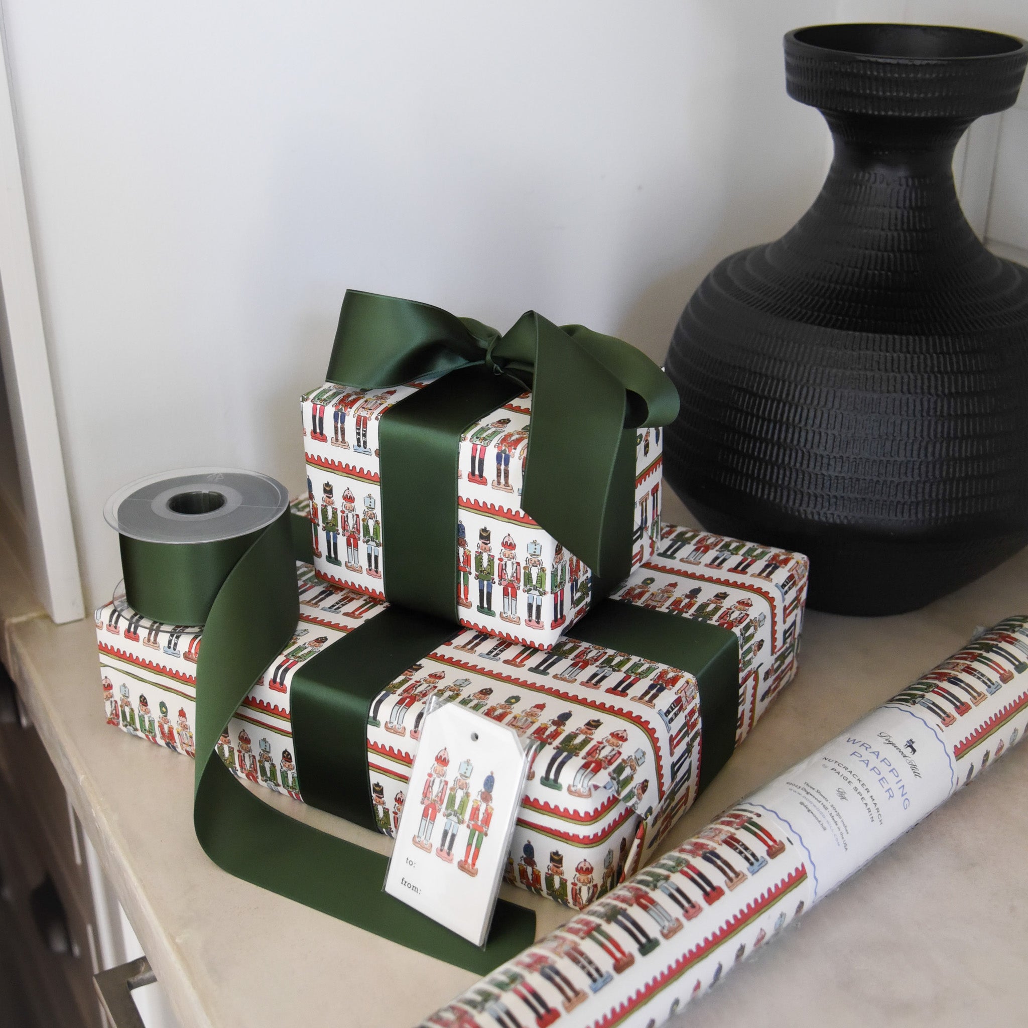 Dogwood Hill Nutcracker March Wrapping Paper Roll