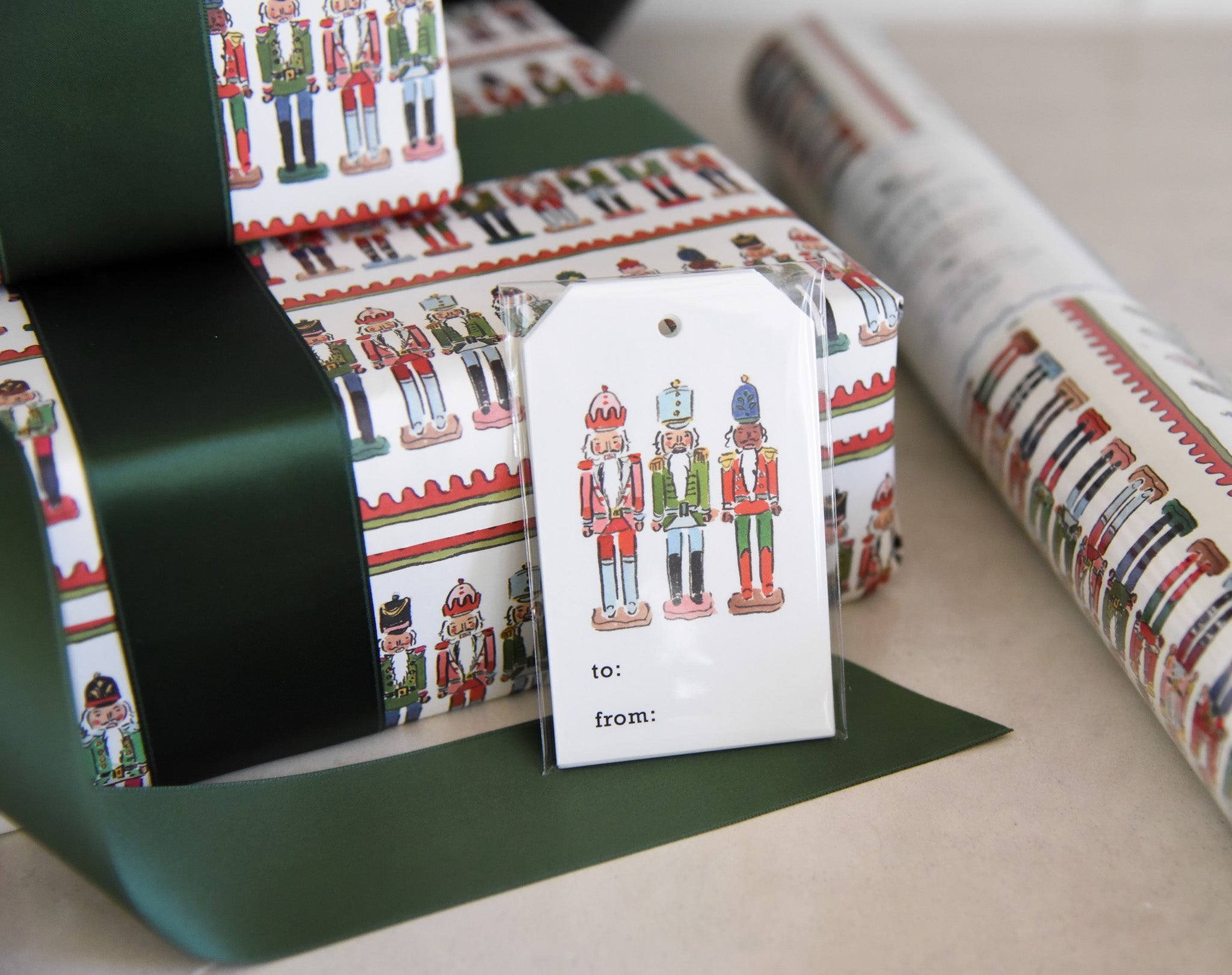 Dogwood Hill Nutcracker March Wrapping Paper Roll