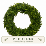 Round Boxwood Wreath 24