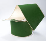 Evergreen Suede and Gold Ribbon