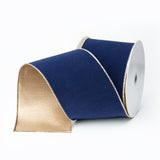 Royal Blue Suede Ribbon - 4"