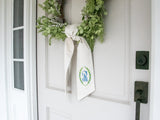Monogrammed Laurel Wreath Sash