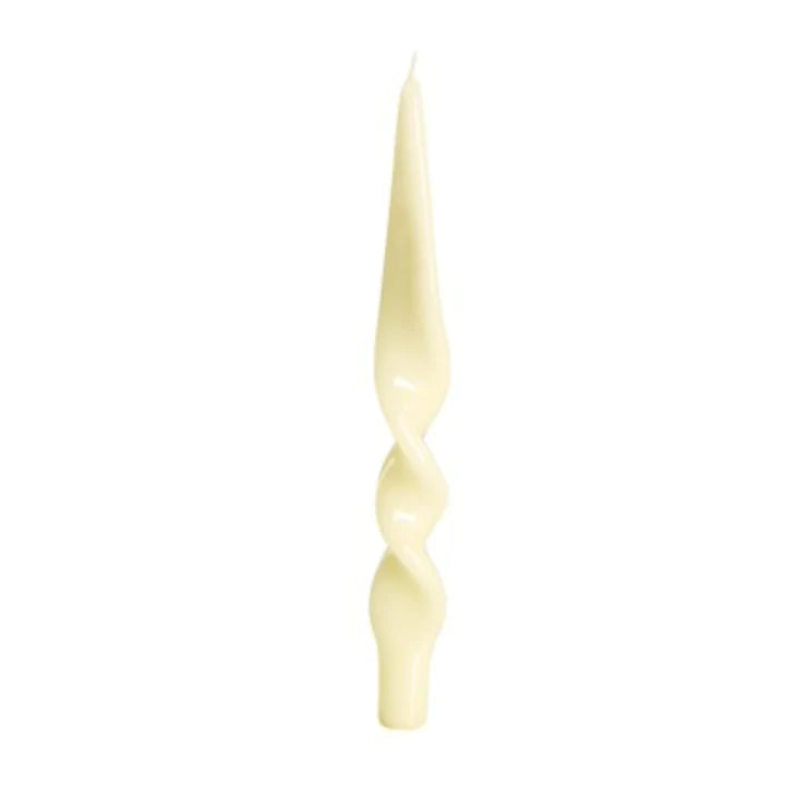Lacquered Twist Taper Candle (Set of 2)