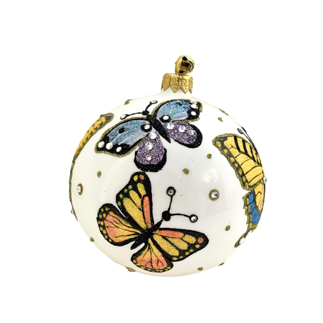 Butterfly christmas deals ornament