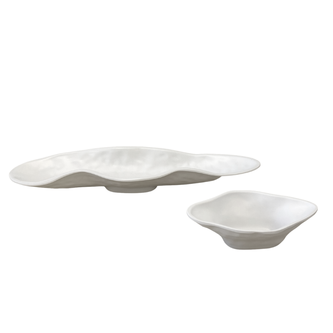 Oval Tray - SONO, White - Available at Grounded