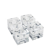 Acrylic Stackable Candle Holders (Set of 4)