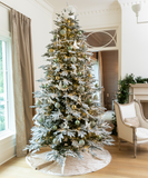 Designer Flocked Christmas Tree
