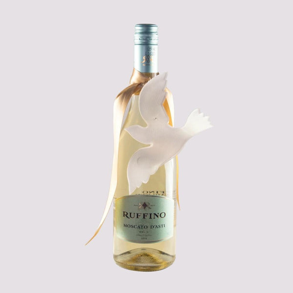 Turn a Bottle of Wine into an Elegant Hostess Gift with our Beautiful Acrylic Dove 