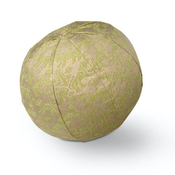 Ball Pillow made with Fortuny fabric