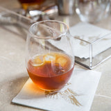Cocktail Beverage Napkins with Gold Dove by Alexa Putlizer