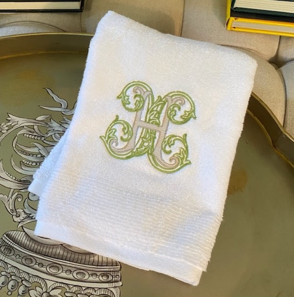 Monogrammed and Embroidered Towels Guide