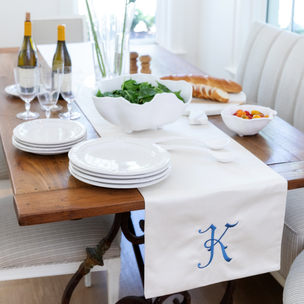 Ivory Table Runner – Fig & Dove