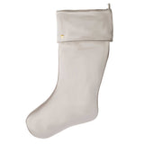 Light Gray Christmas Stocking with Cuff