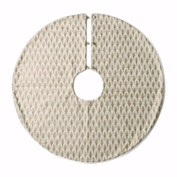 Small Christmas Tree Skirt | Piumette | 30 inch | Fig & Dove