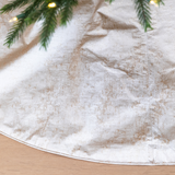 Gold Grain Christmas Tree Skirt
