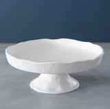 Nube Round Pedestal Cake Plate