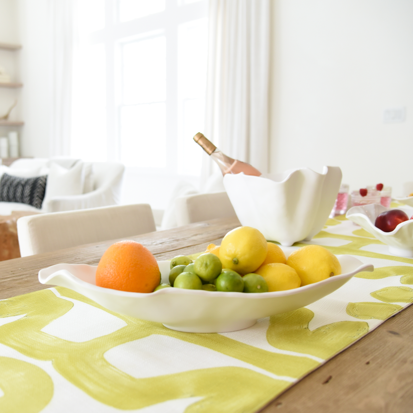 Citron Table Runner by Windy O'Connor