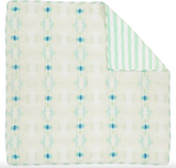 Laura Park Coral Bay Blue Baby Blanket
