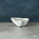 White melamine serving bowl