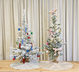 48" Flocked Pine Tree