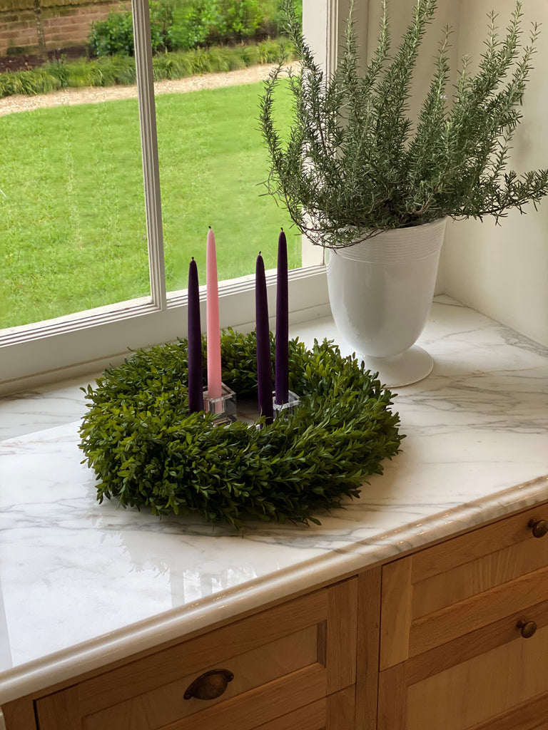 Advent Taper Candle Set Advent Advent Wreath Advent Candles Fig