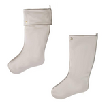 Light Gray Christmas Stocking