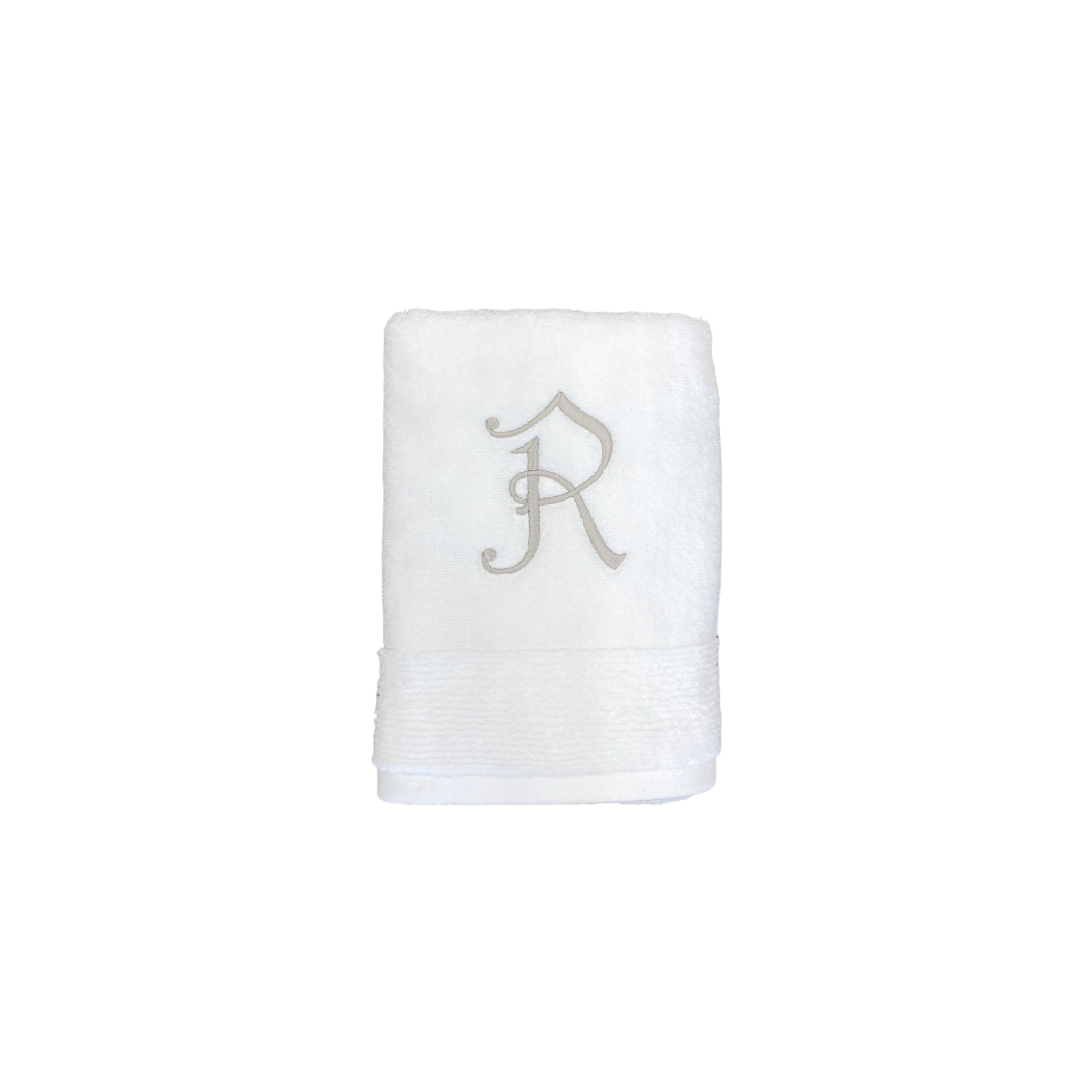 Monogrammed Bathroom Hand Towels  Luxury Decorative Bath Towels